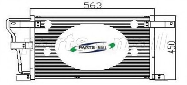 Конденсатор, кондиционер PARTS-MALL PXNCY-004