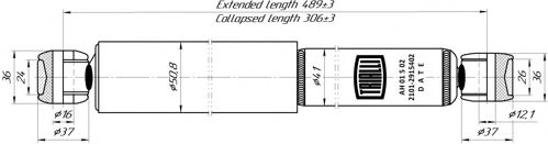 Амортизатор TSN 332