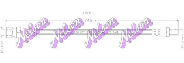 Тормозной шланг Brovex-Nelson H0061