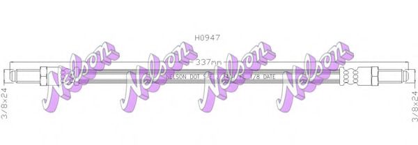 Тормозной шланг Brovex-Nelson H0947