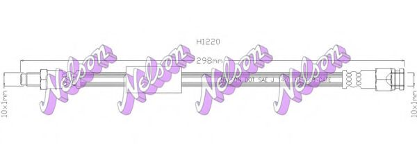 Тормозной шланг Brovex-Nelson H1220