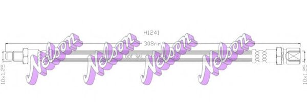 Тормозной шланг Brovex-Nelson H1241