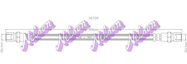 Тормозной шланг Brovex-Nelson H1330