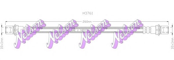 Тормозной шланг Brovex-Nelson H3761