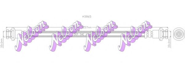 Тормозной шланг Brovex-Nelson H3865