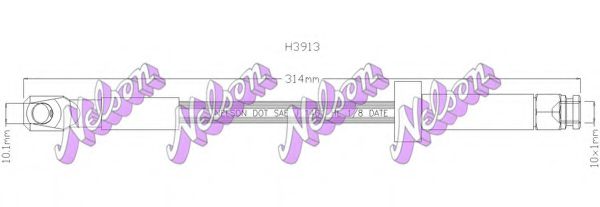 Тормозной шланг Brovex-Nelson H3913
