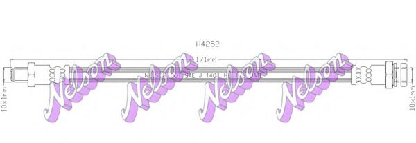 Тормозной шланг Brovex-Nelson H4252