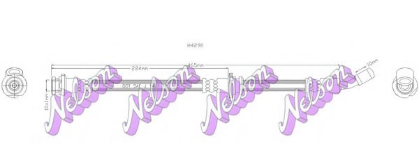 Тормозной шланг Brovex-Nelson H4290