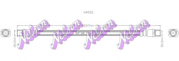 Тормозной шланг Brovex-Nelson H4552