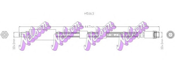 Тормозной шланг Brovex-Nelson H5163