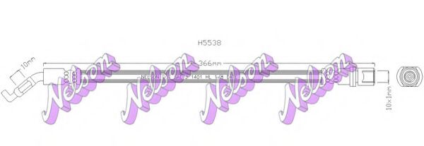 Тормозной шланг Brovex-Nelson H5538