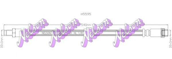 Тормозной шланг Brovex-Nelson H5595