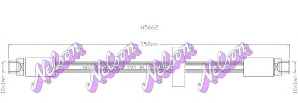 Тормозной шланг Brovex-Nelson H5662