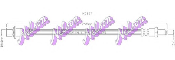Тормозной шланг Brovex-Nelson H5834