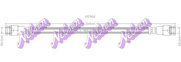 Тормозной шланг Brovex-Nelson H5960