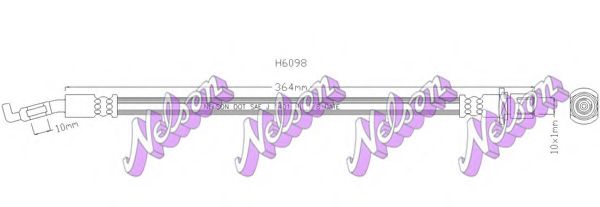 Тормозной шланг Brovex-Nelson H6098