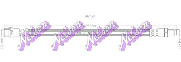 Тормозной шланг Brovex-Nelson H6150