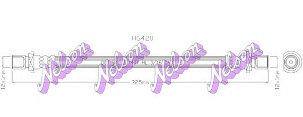 Шланг сцепления Brovex-Nelson H6420