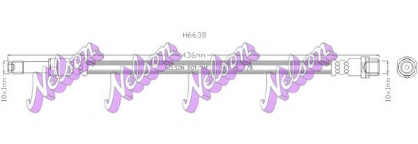 Тормозной шланг Brovex-Nelson H6638