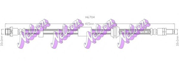Тормозной шланг Brovex-Nelson H6704