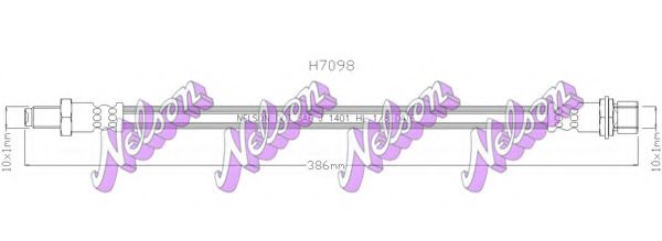 Тормозной шланг Brovex-Nelson H7098