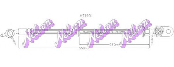 Тормозной шланг Brovex-Nelson H7193