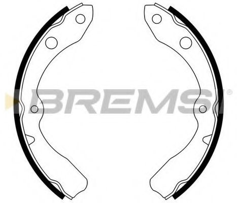 Комплект тормозных колодок BREMSI GF0668