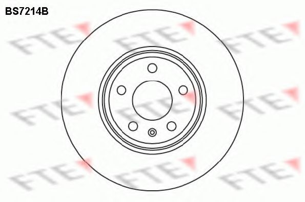 Тормозной диск FTE BS7214B