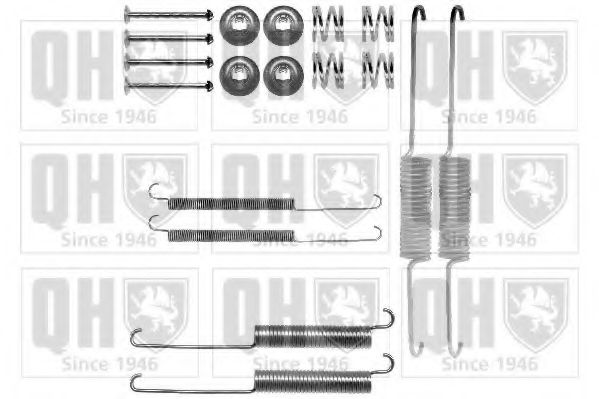 Комплектующие, тормозная колодка QUINTON HAZELL BFK404