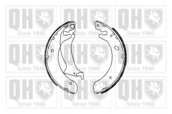 Комплект тормозных колодок QUINTON HAZELL BS1053