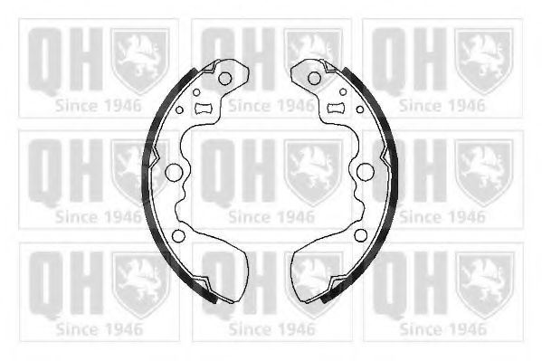 Комплект тормозных колодок QUINTON HAZELL BS892