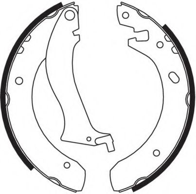 Комплект тормозных колодок FERODO FSB556