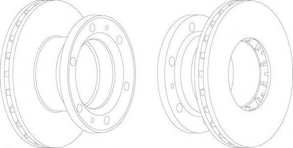 Тормозной диск FERODO FCR149A