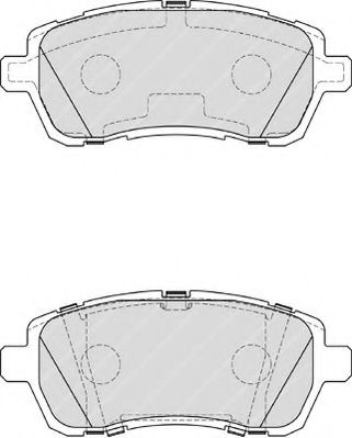 Комплект тормозных колодок, дисковый тормоз FERODO FSL4179