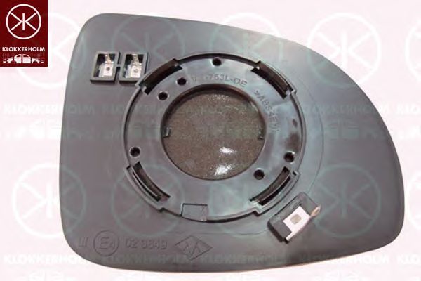 Зеркальное стекло, наружное зеркало KLOKKERHOLM 32651065