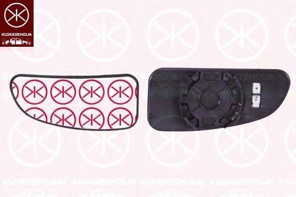 Зеркальное стекло, наружное зеркало KLOKKERHOLM 20921071