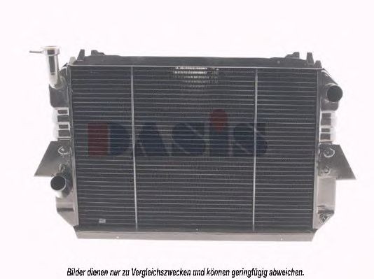 Радиатор, охлаждение двигателя AKS DASIS DN2088