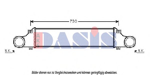 Интеркулер AKS DASIS 127000N