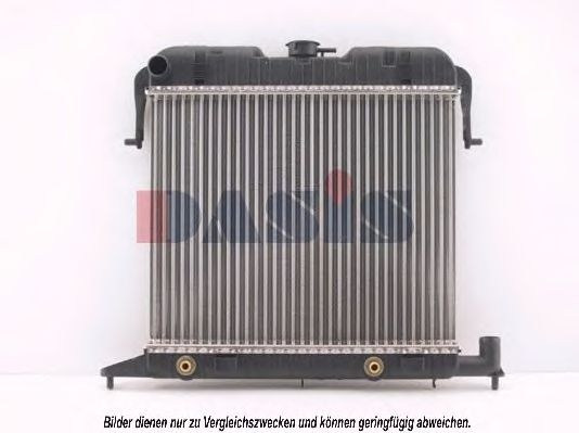 Радиатор, охлаждение двигателя AKS DASIS OL2085