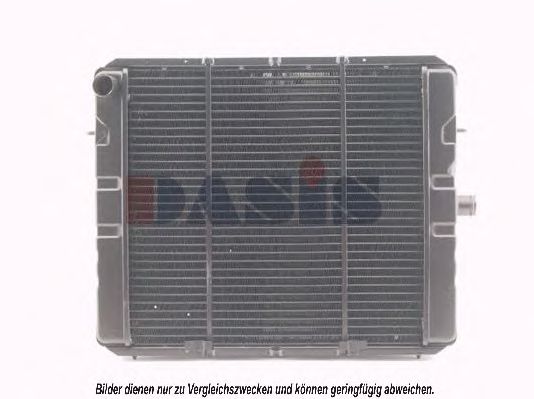 Радиатор, охлаждение двигателя NISSENS 63213