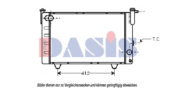 Радиатор, охлаждение двигателя NISSENS 63501