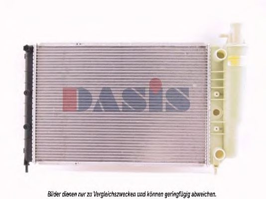 Радиатор, охлаждение двигателя AKS DASIS 0905001