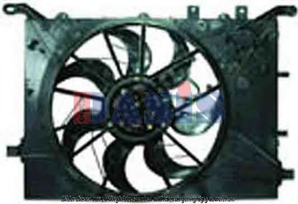 Вентилятор, охлаждение двигателя AKS DASIS 228016N