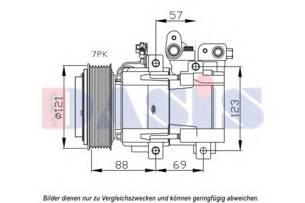 Компрессор, кондиционер AKS DASIS 852672N