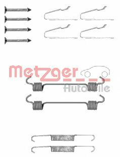 Комплектующие, стояночная тормозная система METZGER 105-0808