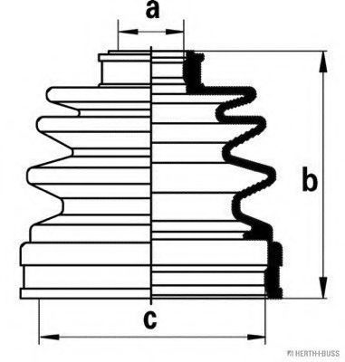 Комплект пылника, приводной вал MAGNETI MARELLI 600000064280
