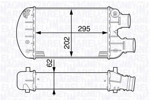 Интеркулер MAGNETI MARELLI 351319203310