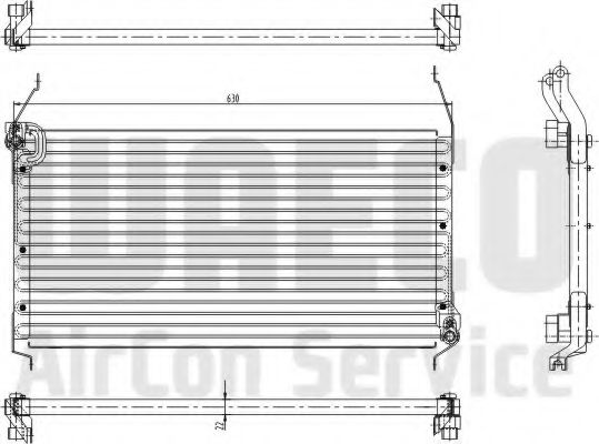 Конденсатор, кондиционер AURADIA FT5172