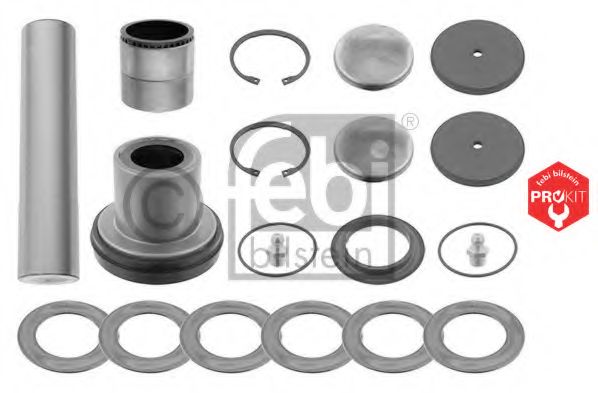 Ремкомплект, шкворень поворотного кулака LEMA 306