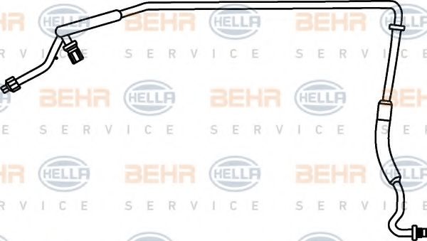 Трубопровод высокого давления, кондиционер BEHR HELLA SERVICE 9GS 351 337-311